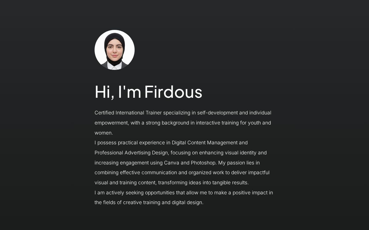 Carrd profile picture for @firdous